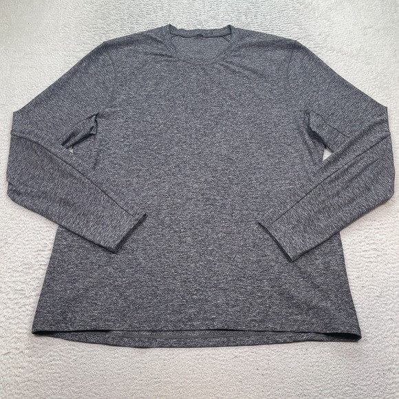 lululemon athletica Other - Lululemon Athletic Shirt Men's Size XL Gray Crew Neck Long Sleeve LM3ANASZ40418